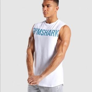 Gymshark Men’s Bold Drop White Logo Tank
